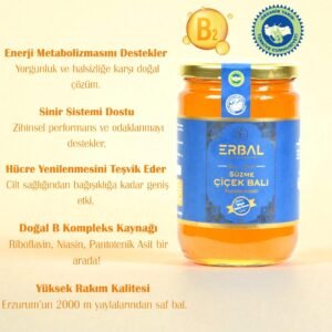 Organik Polifloralı Çiçek Balı (850 gr)