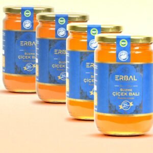 Organik Süzme Çiçek Balı 4'lü paket